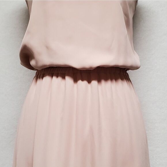 SHOW Me Your Mumu Heather Halter Dusty Blush Pink Halter Formal Maxi Dress XS - Picture 5 of 12